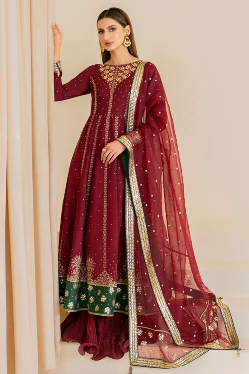 Jazmin | Formals Collection | Raw Silk UR-7018 - Rang-e-Khaas