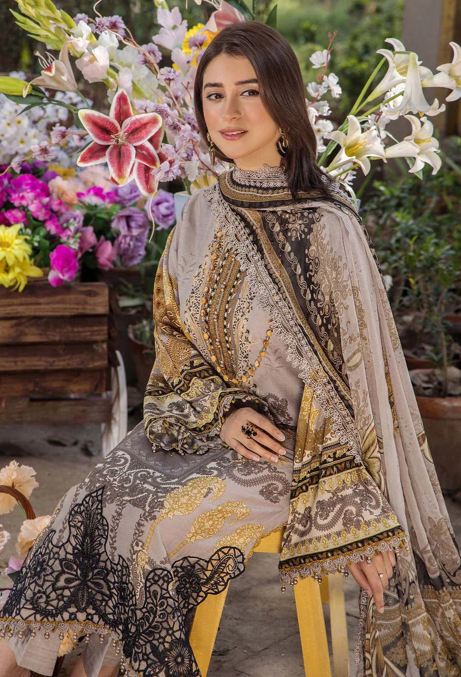 Adans Libas | Jasmine Lawn | JASMINE 2364 - Rang-e-Khaas