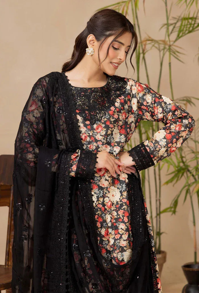 Adans Libas | Adans Chikankari Satin Lawn| CHIKANKARI 818101 - Rang-e-Khaas