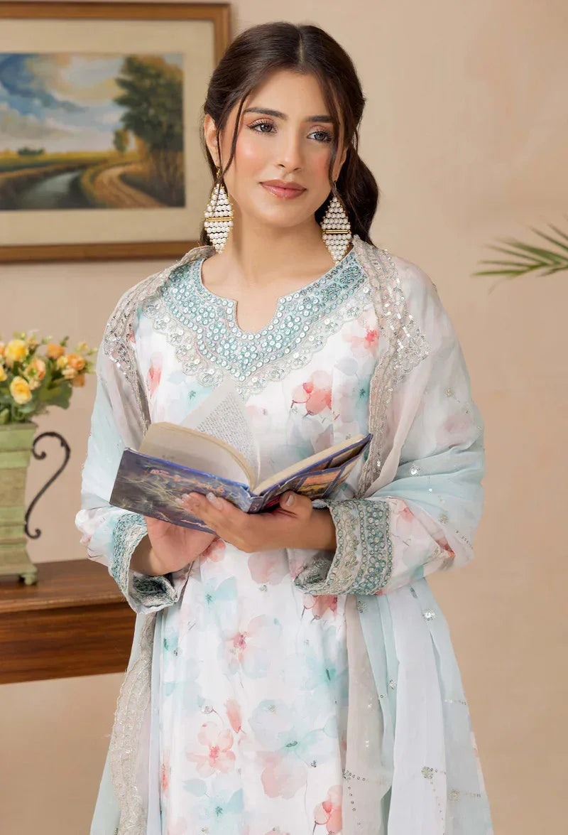 Adans Libas | Adans Embroidered satin | Satin Lawn 828210 - Rang-e-Khaas