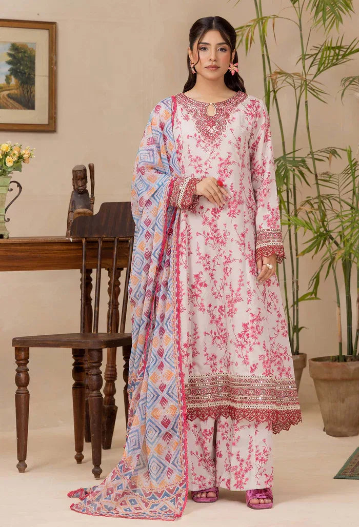 Adans Libas | Adans Embroidered satin | Satin Lawn 828212 - Rang-e-Khaas