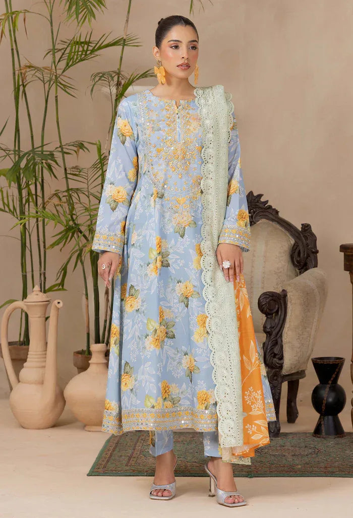 Adans Libas | Adans Embroidered satin  | Satin Lawn 828215 - Rang-e-Khaas