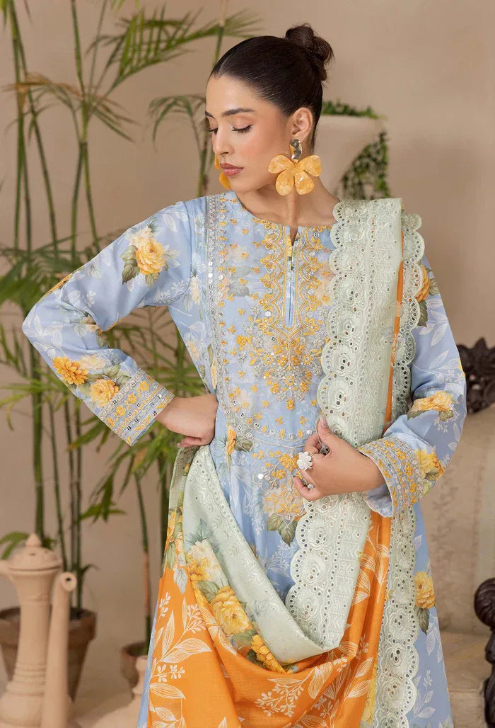 Adans Libas | Adans Embroidered satin  | Satin Lawn 828215 - Rang-e-Khaas