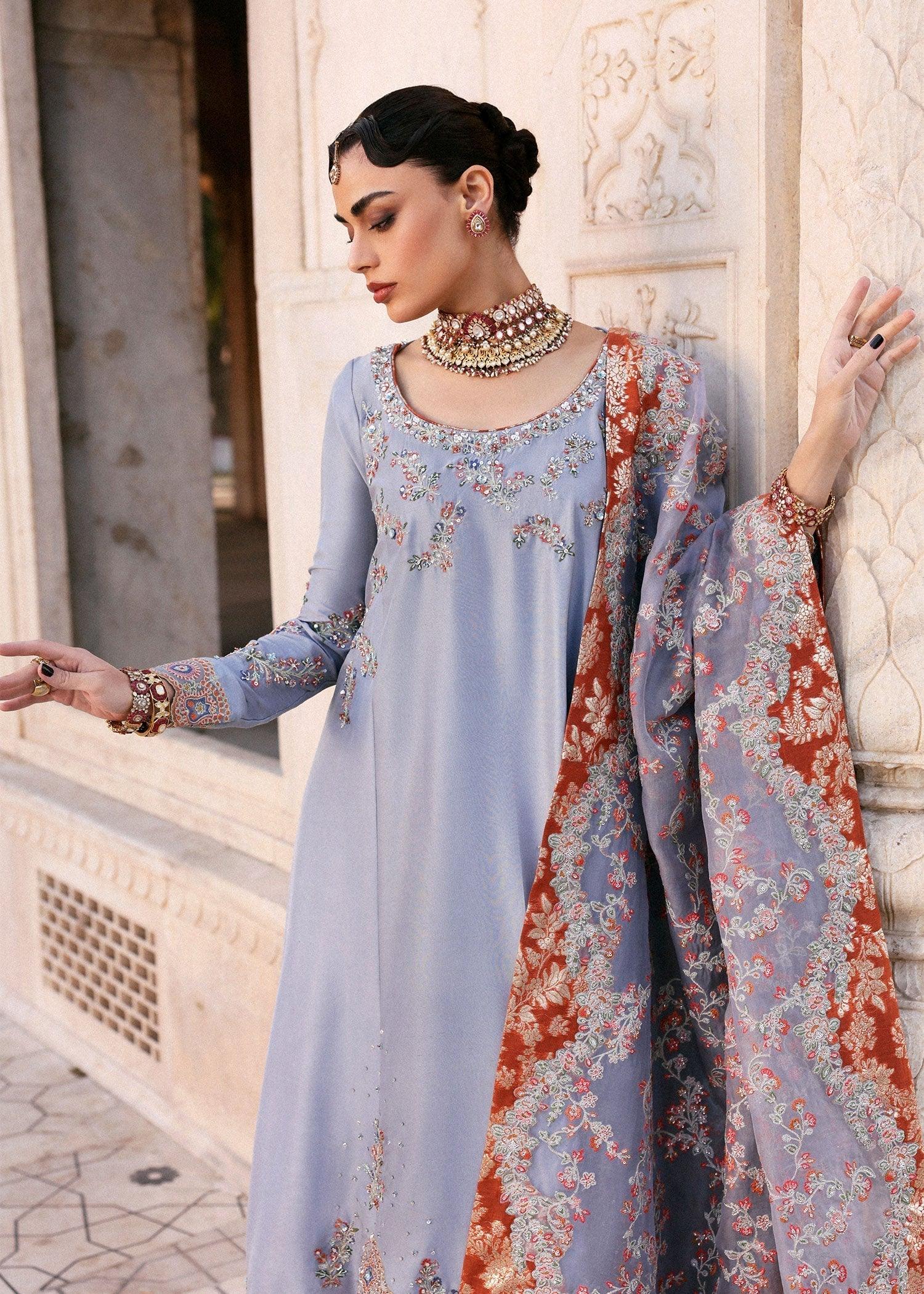 Hussain Rehar | Luxury Pret AW 25 | Periwina - Rang-e-Khaas