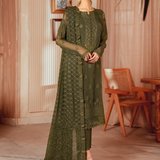 Iznik | Chiffonkari Formals | ICK-05 Embroidered Chiffon
