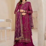 Iznik | Chinnon Chiffon | CC-45 Embroidered Chiffon