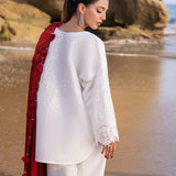 Zainab Chottani Embroidered Chikankari Lawn 3Pc Suit D-03A Chunari