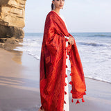 Zainab Chottani Embroidered Chikankari Lawn 3Pc Suit D-03A Chunari