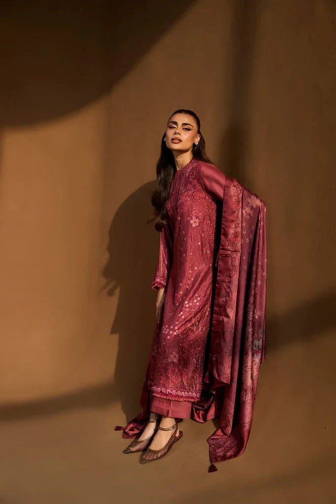 Sobia Nazir | Winter Shawl 25 | Design 3B - Rang-e-Khaas
