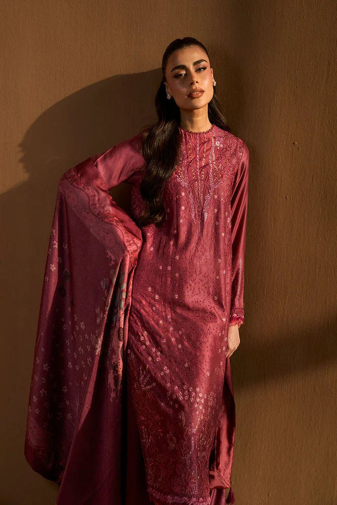 Sobia Nazir | Winter Shawl 25 | Design 3B - Rang-e-Khaas