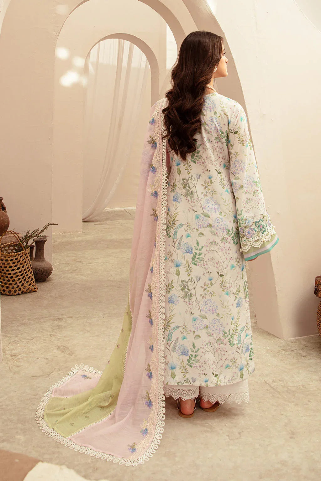 AJR Couture | Alif Affordable Lawn 24 | GLEAM - Rang-e-Khaas