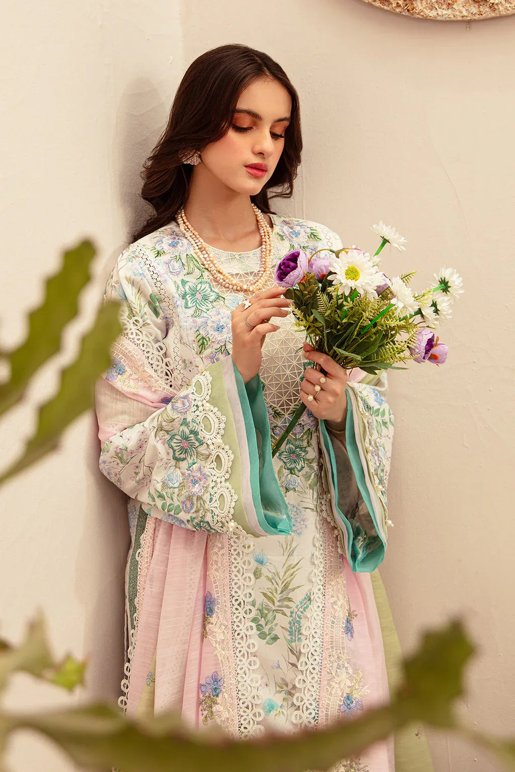 AJR Couture | Alif Affordable Lawn 24 | GLEAM - Rang-e-Khaas
