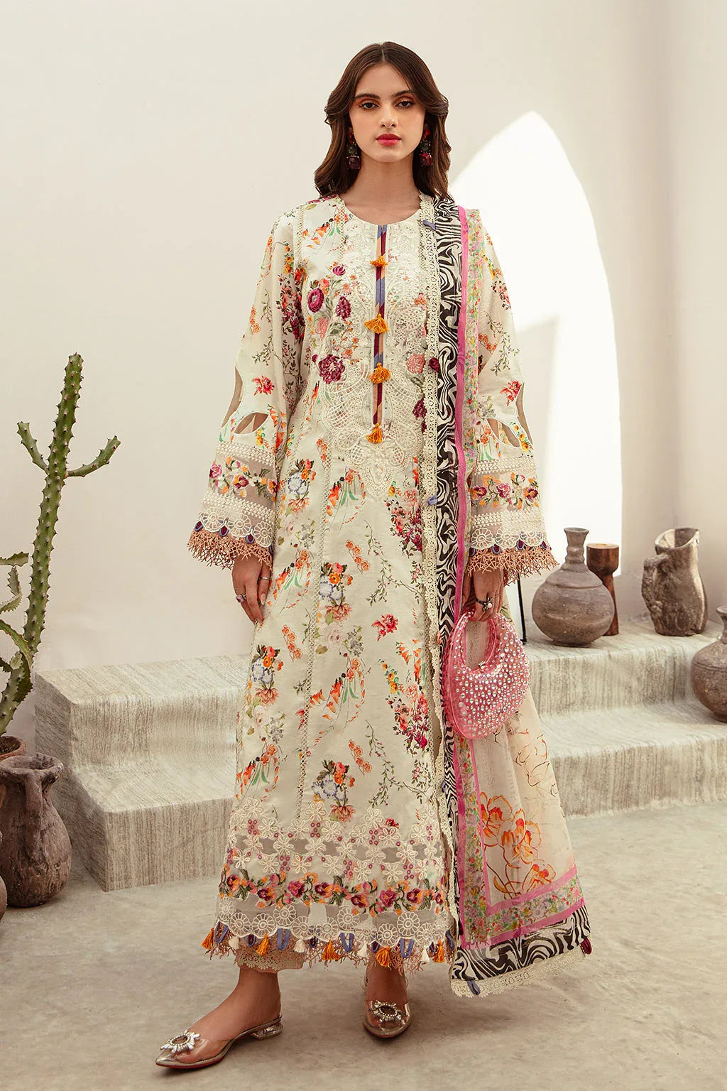 AJR Couture | Alif Affordable Lawn 24 | GARDIAN - Rang-e-Khaas