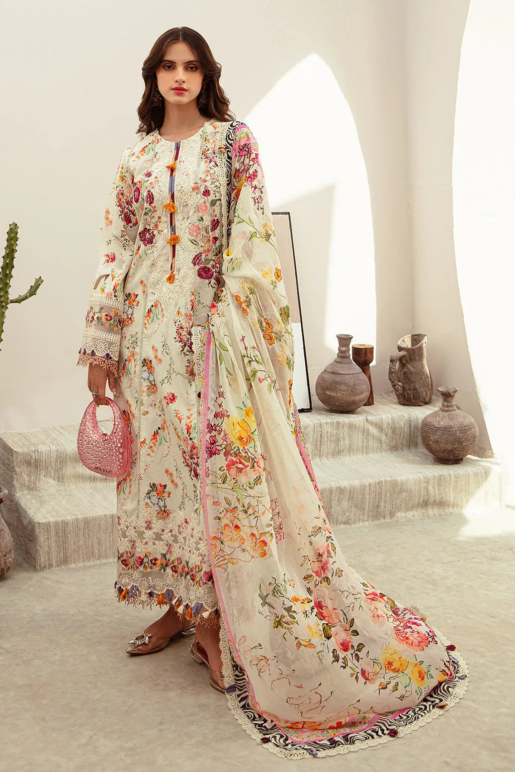 AJR Couture | Alif Affordable Lawn 24 | GARDIAN - Rang-e-Khaas