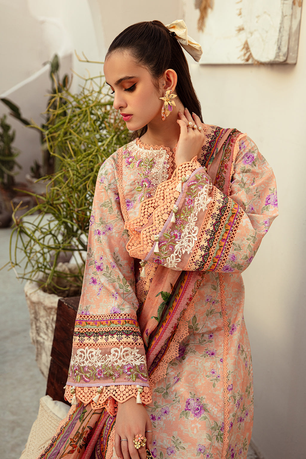 AJR ALIF AFFORDABLE LAWN ’24 | Coral Blush