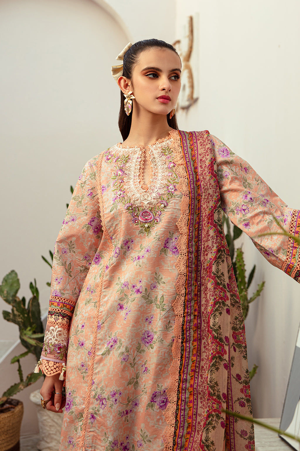 AJR ALIF AFFORDABLE LAWN ’24 | Coral Blush