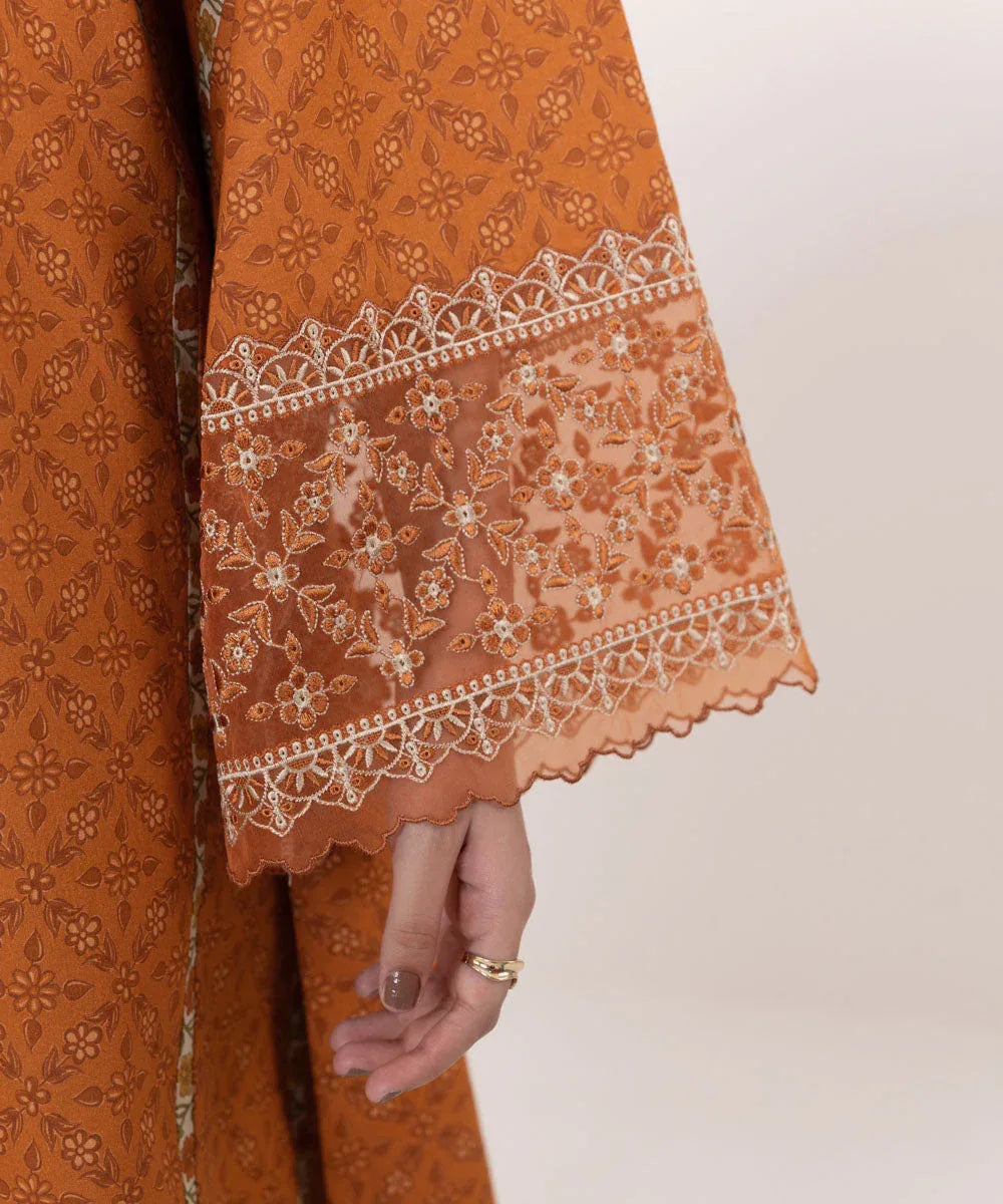 Sapphire | Intermix 2024 | Cambric Suit S-07 - Rang-e-Khaas