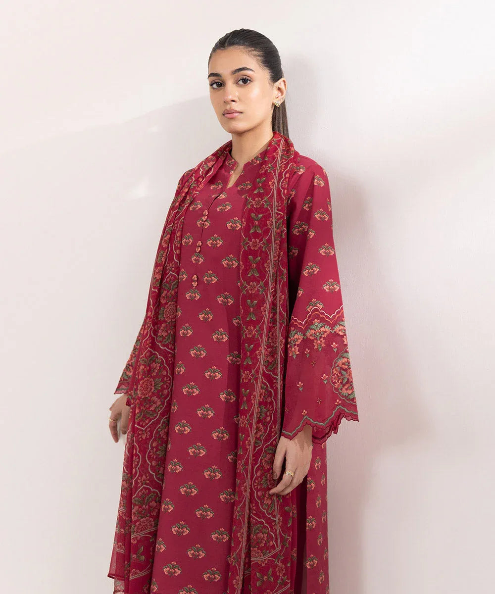 Sapphire | Intermix 2024 | Cambric Suit S-08 - Rang-e-Khaas