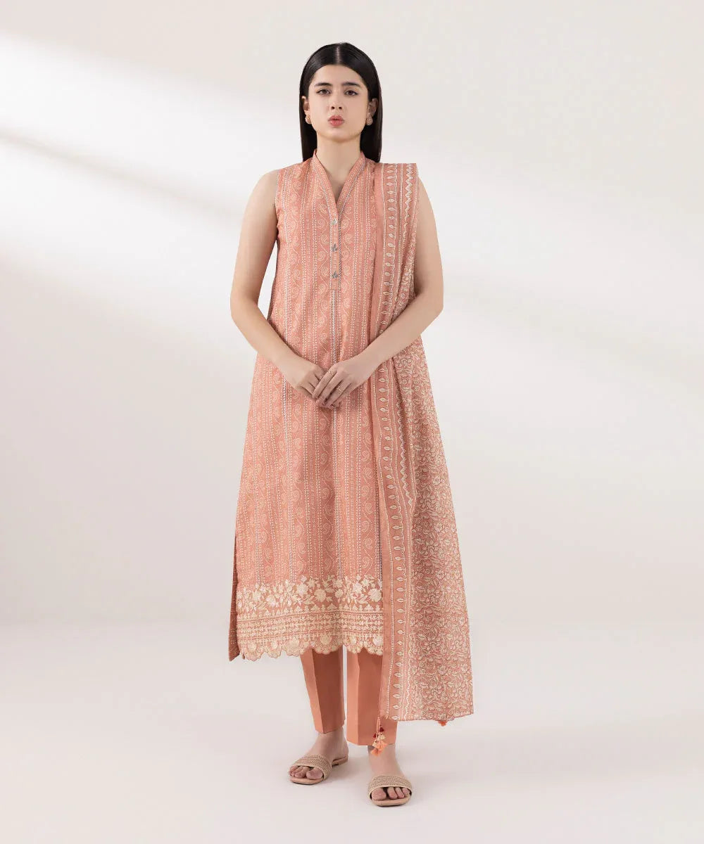 Sapphire | Intermix 2024 | Cambric Suit S-39 - Rang-e-Khaas