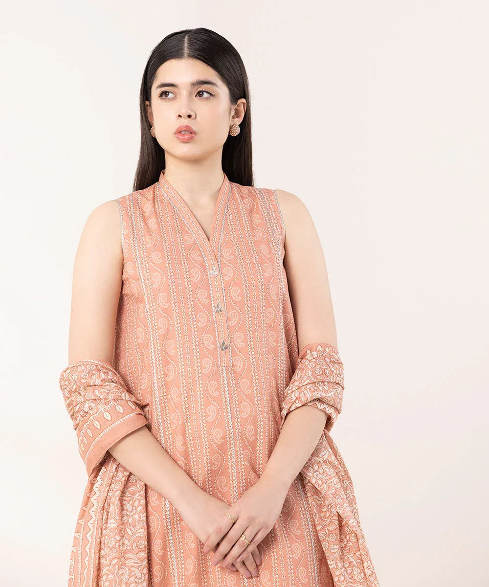 Sapphire | Intermix 2024 | Cambric Suit S-39 - Rang-e-Khaas