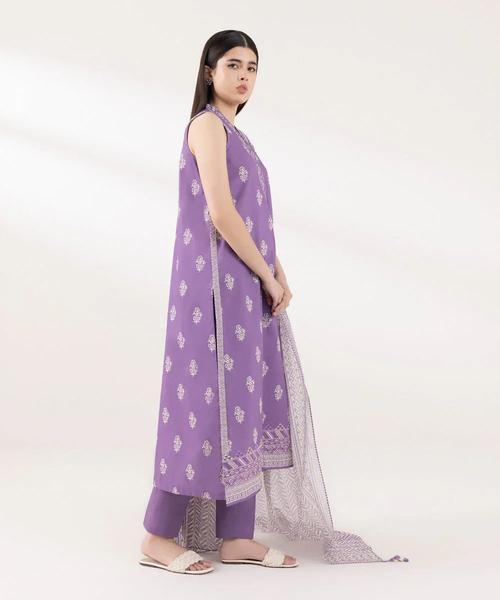 Sapphire | Intermix 2024 | Cambric Suit S-40 - Rang-e-Khaas