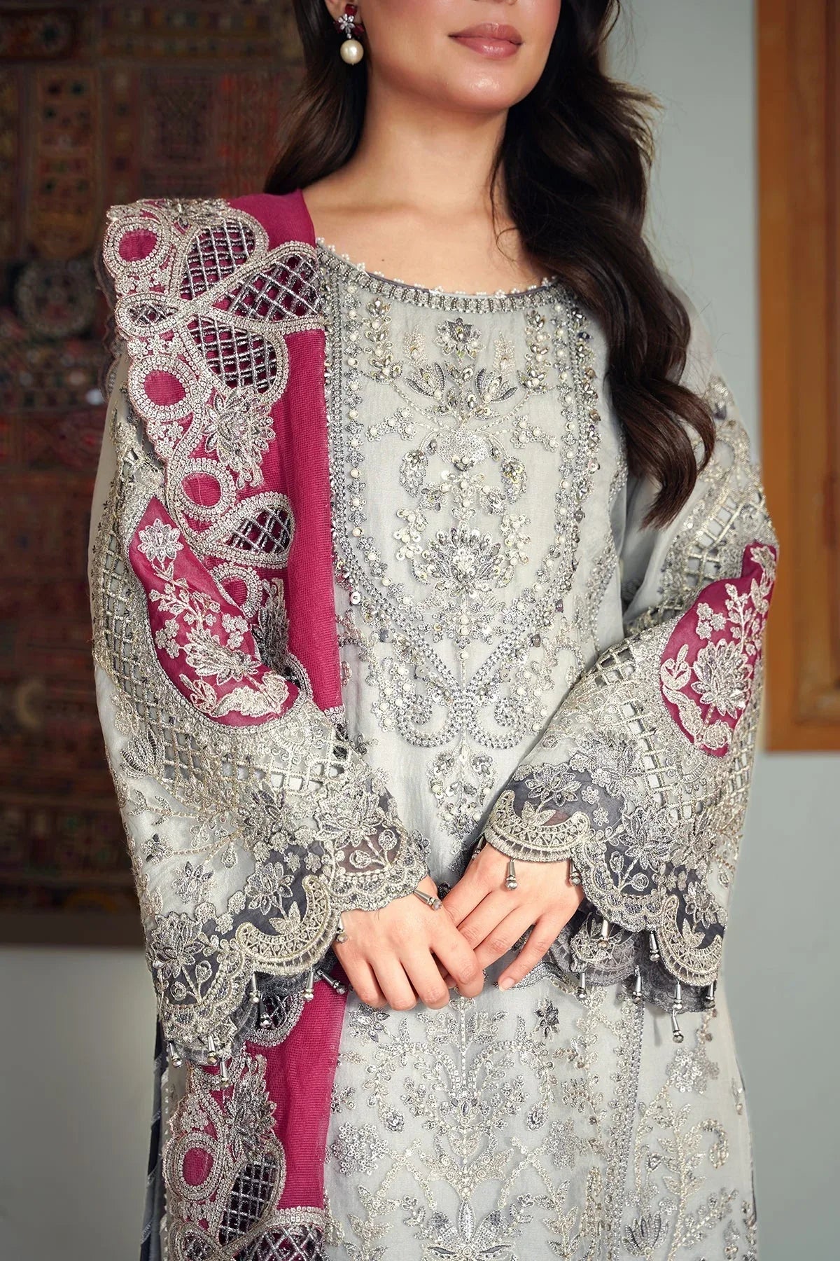 Imrozia Premium | Meeras Luxury Eid 25 | I-228 ZAREEN - Rang-e-Khaas