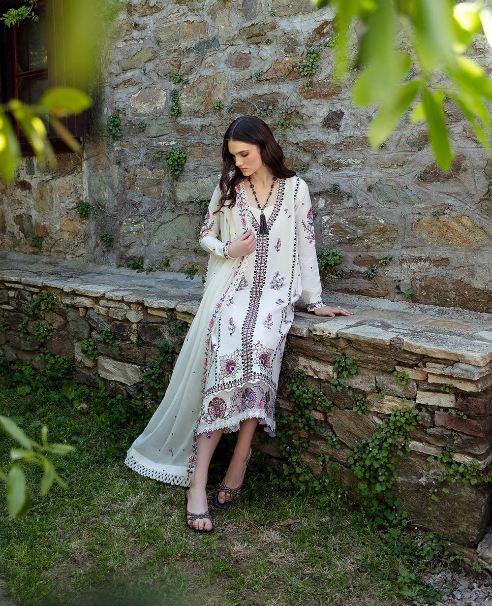 Republic Womenswear | Aylin Summer Lawn 24 | Muguet (D1-B) - Rang-e-Khaas