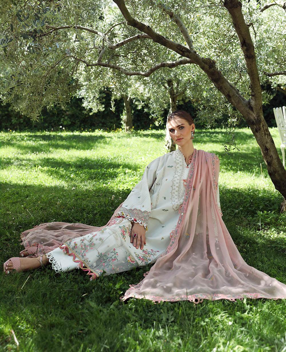 Republic Womenswear | Aylin Summer Lawn 24 | Meleze (D4-B) - Rang-e-Khaas