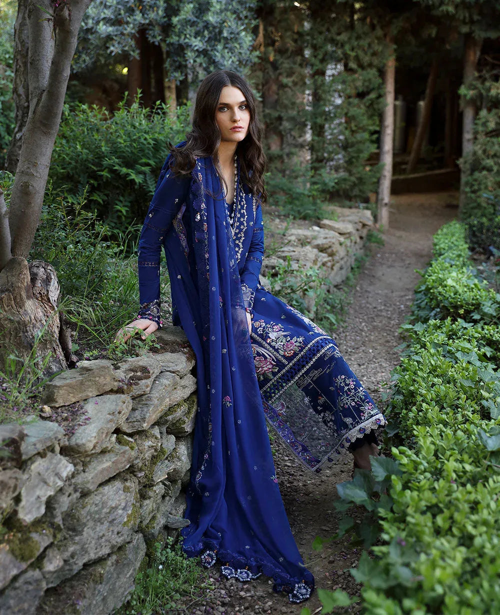 Republic Womenswear | Aylin Summer Lawn 24 | Camellia (D3-A) - Rang-e-Khaas