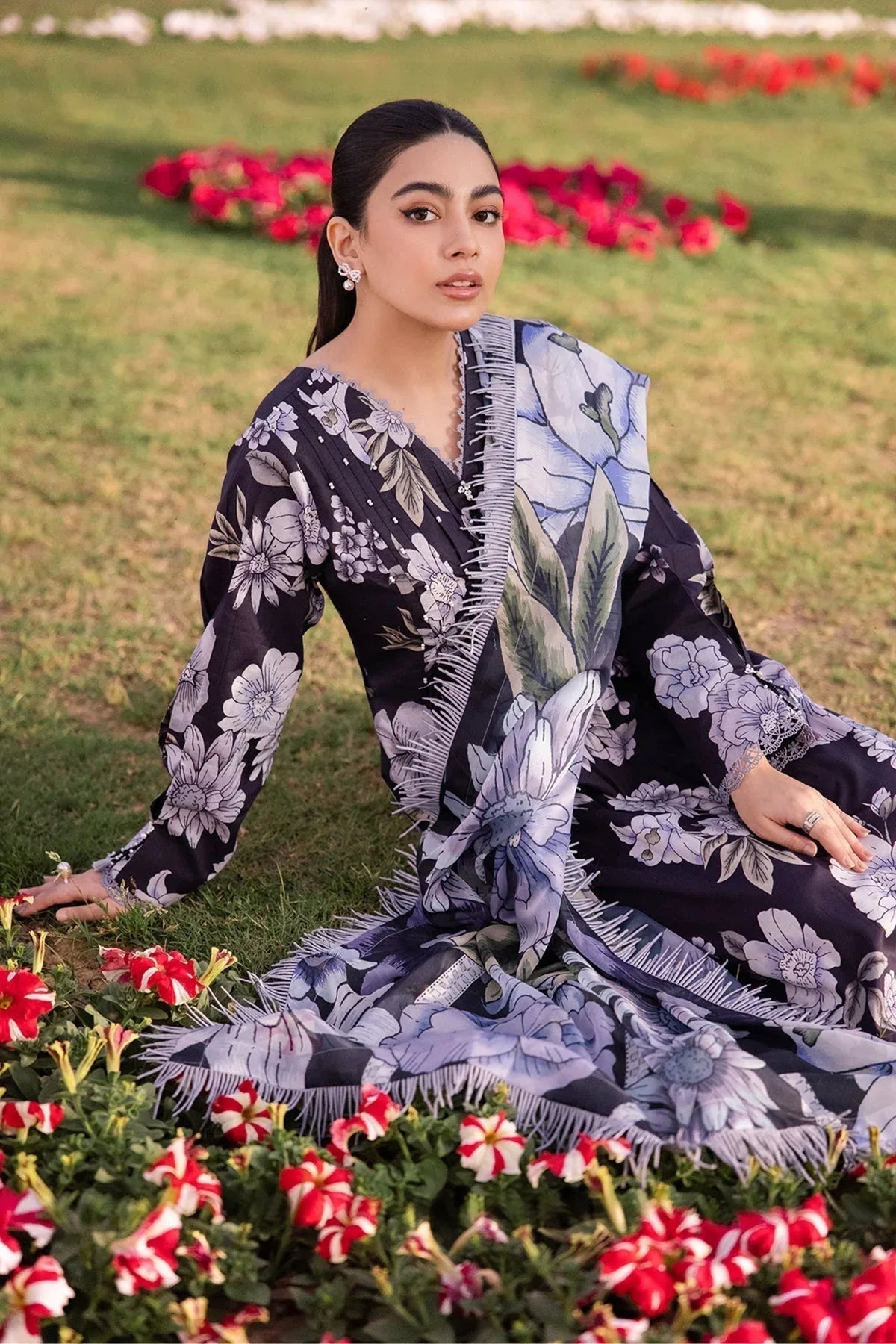 Alizeh | Sheen Lawn Prints 24 | CALLA - Rang-e-Khaas