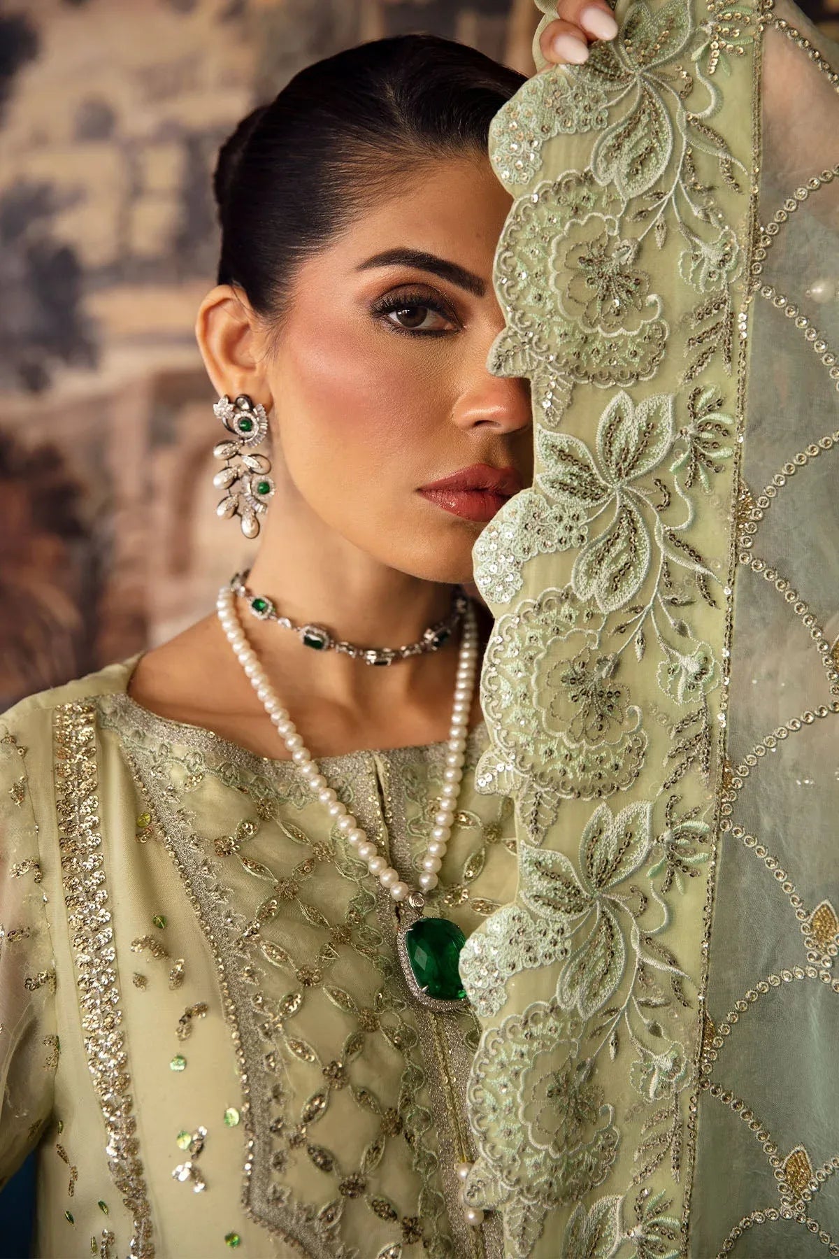 Nureh | Elanora Formal 24 | NEL-50-Meadow - Rang-e-Khaas