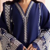 Afrozeh | Basic Pret 25 | Indigo Plum