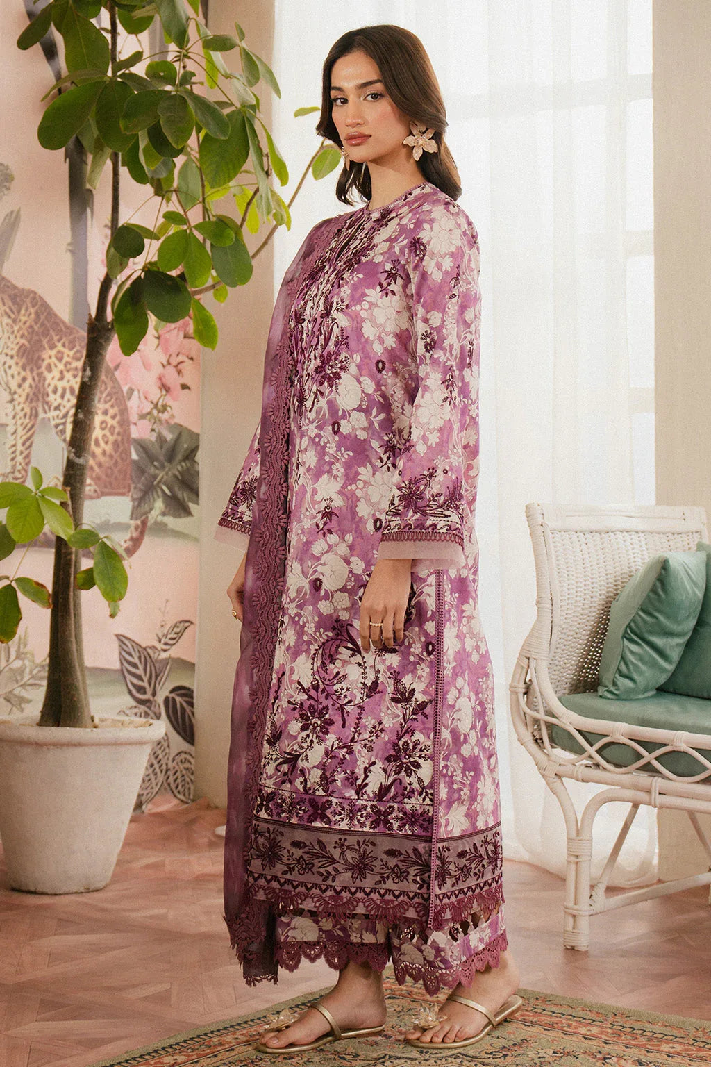 Ayzel | Armelia Printed Lawn 25 | Ren - Rang-e-Khaas