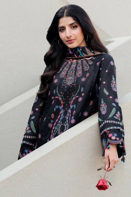 Jazmin | Shahkaar Luxury Lawn 25 | SL25-D10 - Rang-e-Khaas