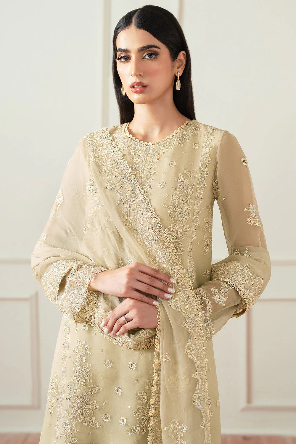 Farasha | Essence Formals 25 | Beige Dusk - Rang-e-Khaas