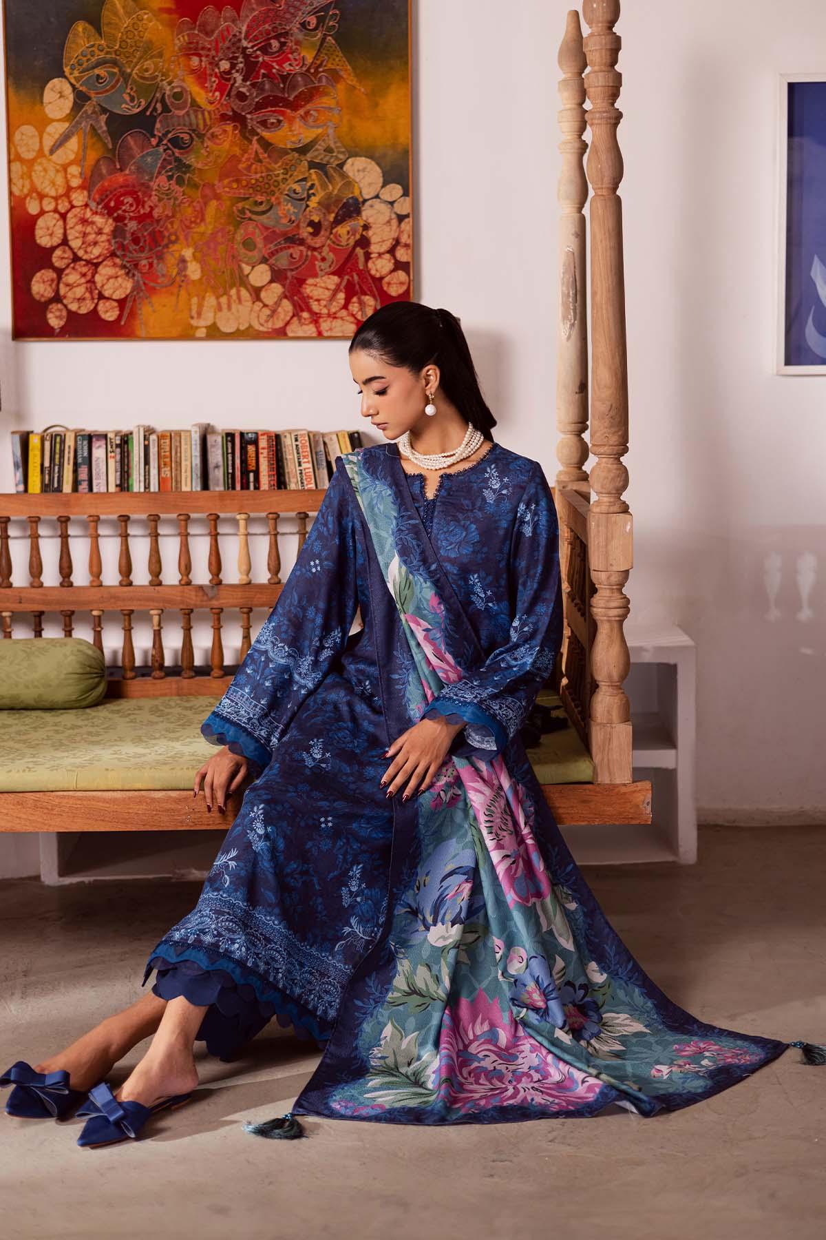 Nureh | Linen Jacquard | SP-188 - Rang-e-Khaas