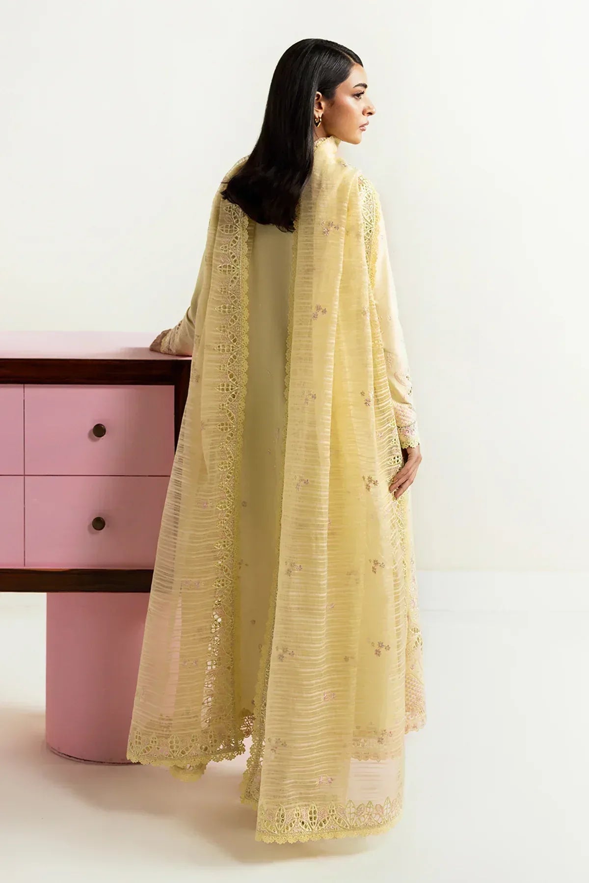 Afrozeh | Basic Pret 25 | Lemon lush - Rang-e-Khaas