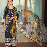 ELAF Signature Embroidered Lawn Unstitched 3Pc Suit ESL-08B NIGHTFALL