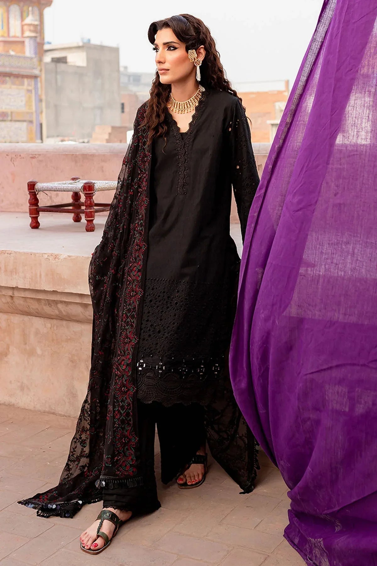 Nureh | Lawn Jacquard | NS-80 - Rang-e-Khaas