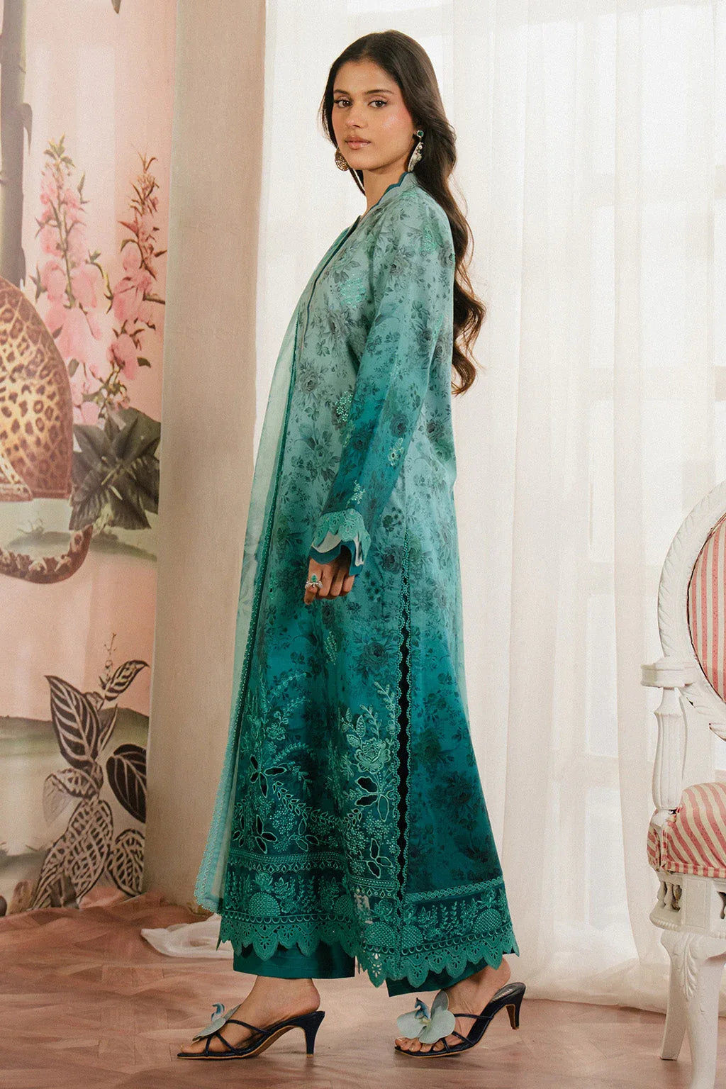 Ayzel | Armelia Printed Lawn 25 | Esmera - Rang-e-Khaas