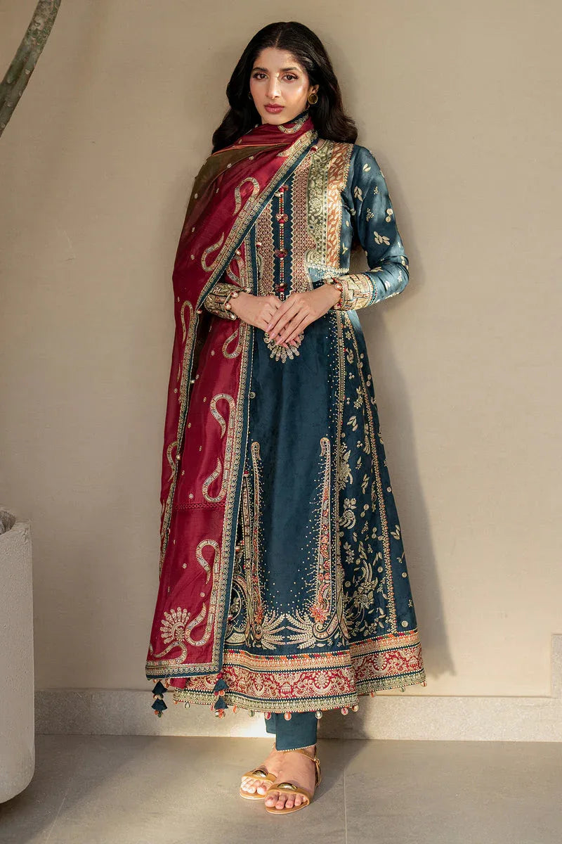 Jazmin | Shahkaar Luxury Lawn 25 | SL25-D3 - Rang-e-Khaas