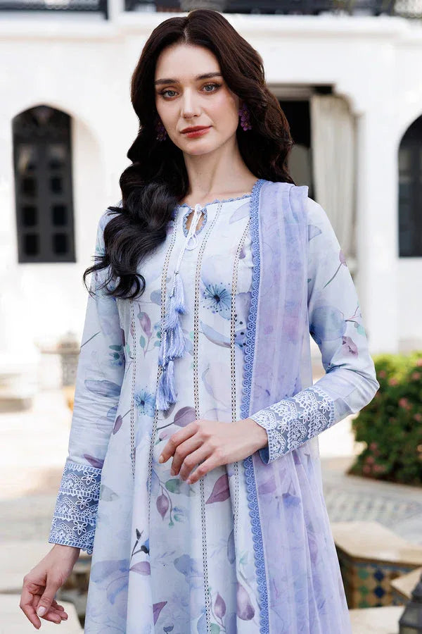 Farasha | Printed Essentials | Sky Breeze - Rang-e-Khaas