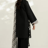 Farasha | Thread Lines Embroidered | Skylit Rouge