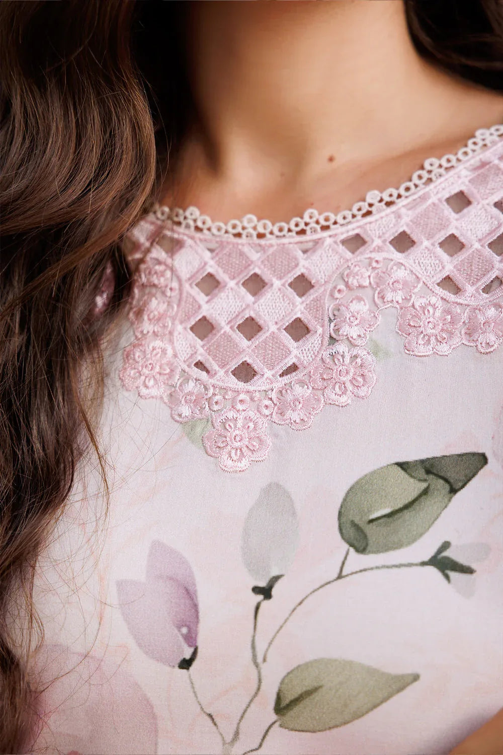 Farasha | Printed Essentials | Pink Bloom - Rang-e-Khaas