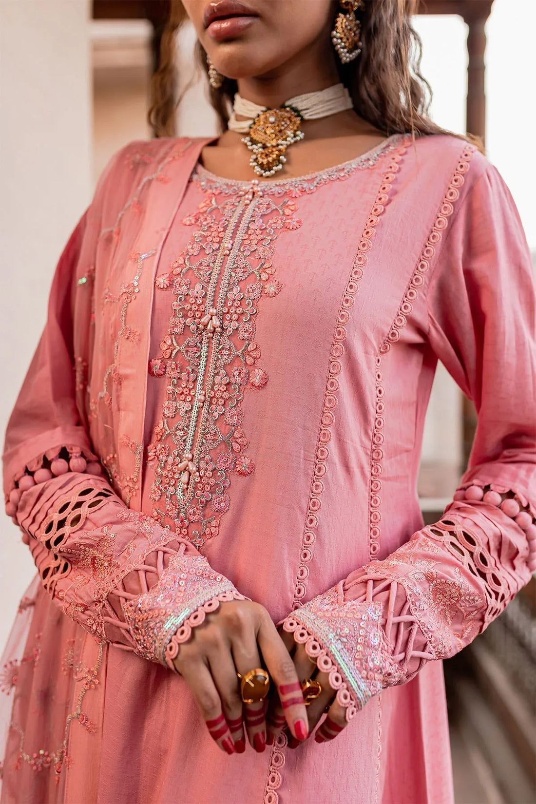 Nureh | Lawn Jacquard | NS-76 - Rang-e-Khaas