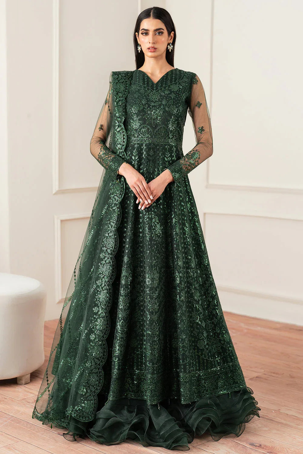 Farasha | Essence Formals 25 | Emerald Muse - Rang-e-Khaas
