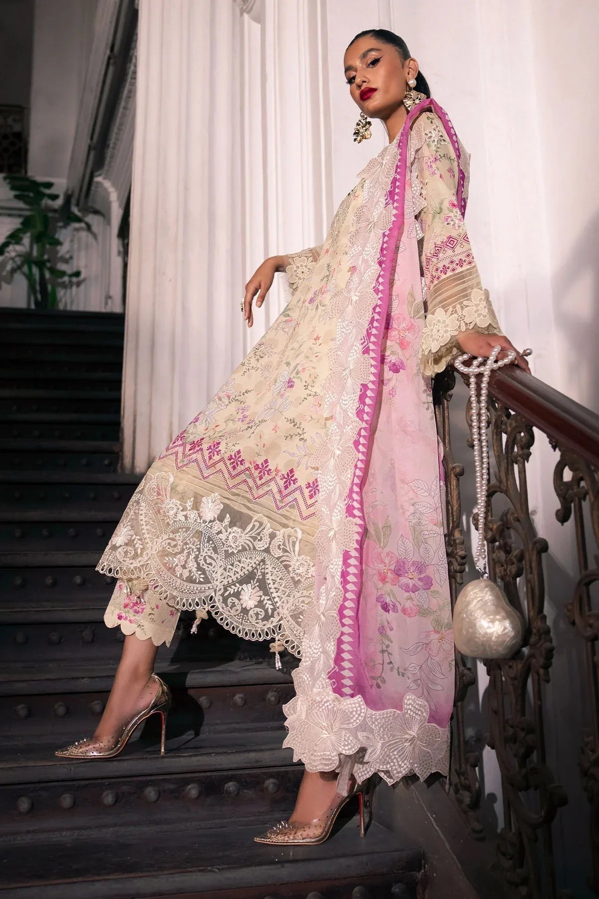 Nureh | Glam Girl Lawn | GL-14 - Rang-e-Khaas