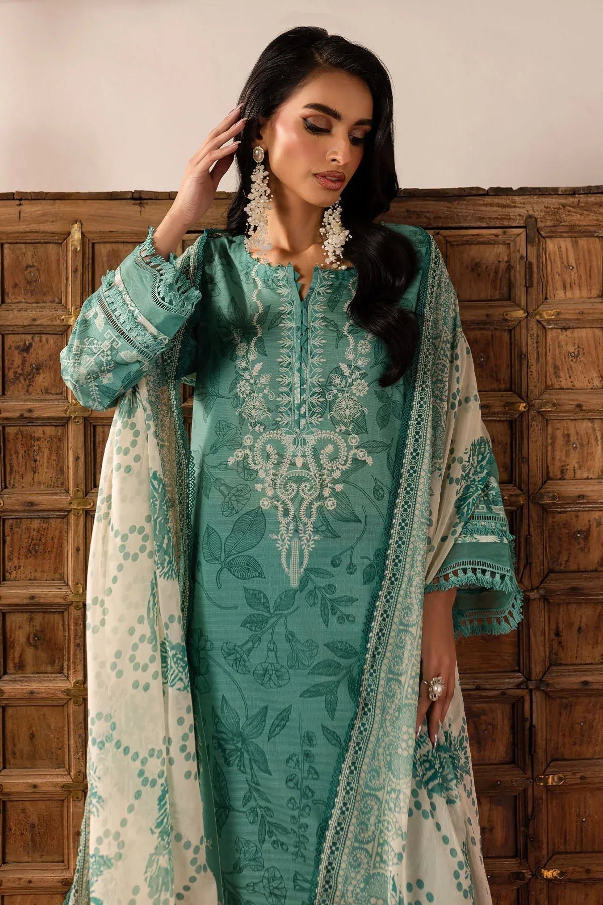 Nureh | Printed lawn 25 | SP-139 - Rang-e-Khaas