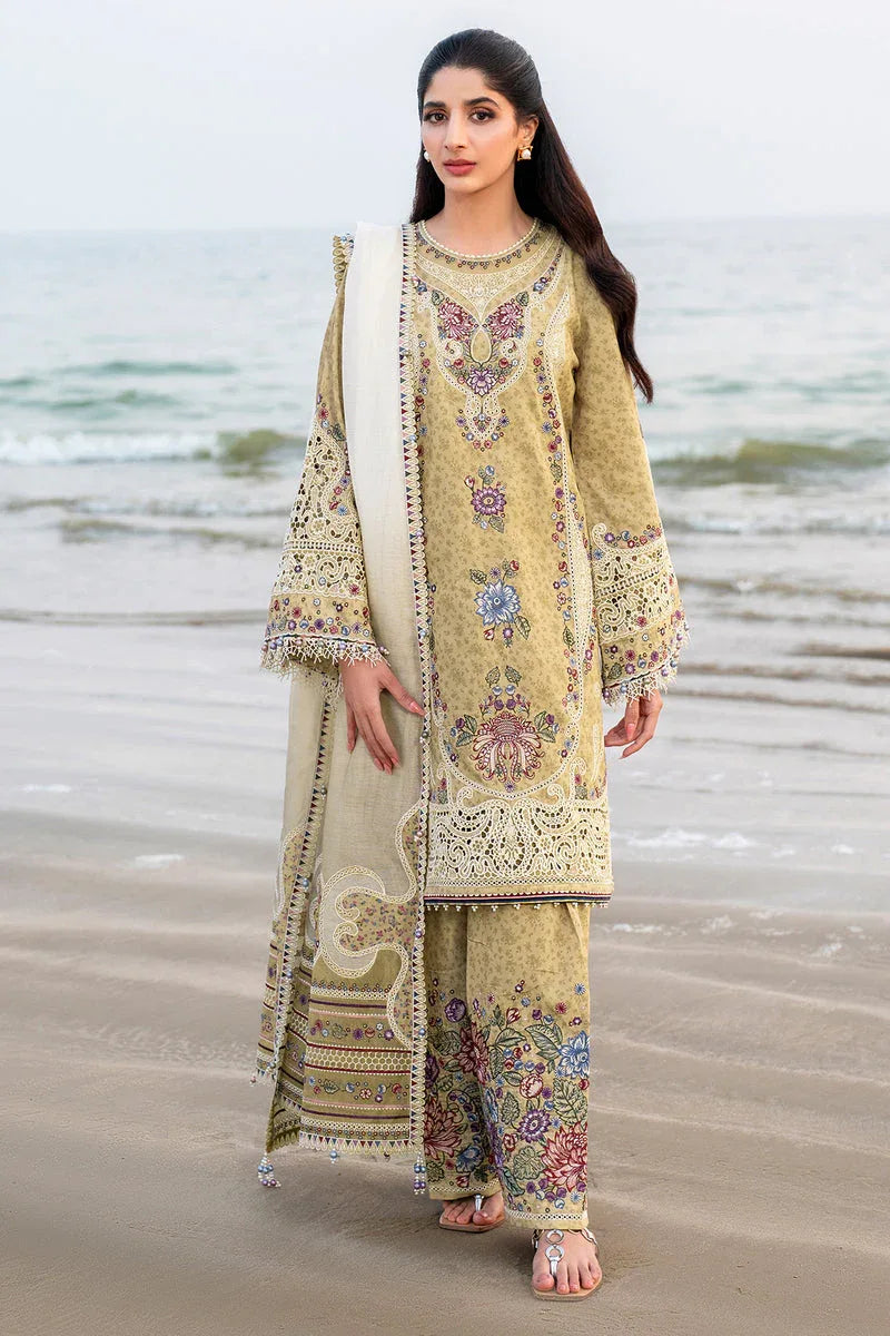 Jazmin | Shahkaar Luxury Lawn 25 | SL25-D4 - Rang-e-Khaas