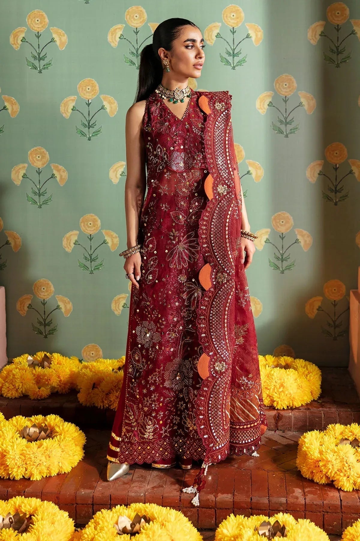 Nureh | Jhoomro Wedding Formals | NL-53 - MAHRO - Rang-e-Khaas